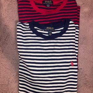 2 Boys sz XL-POLO Ralph Lauren, thermal, long sleeve tee shirts.
